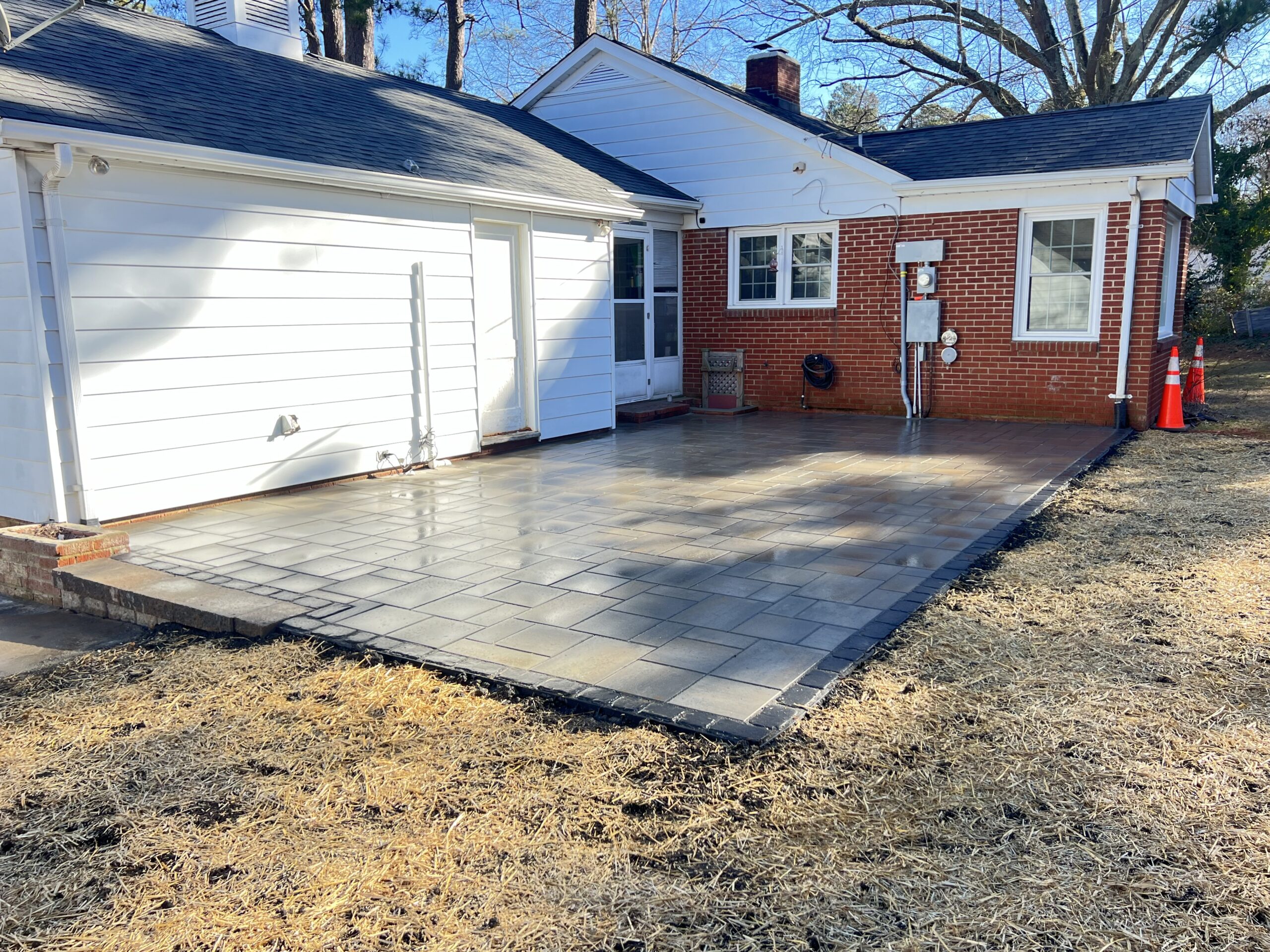 new paver patio