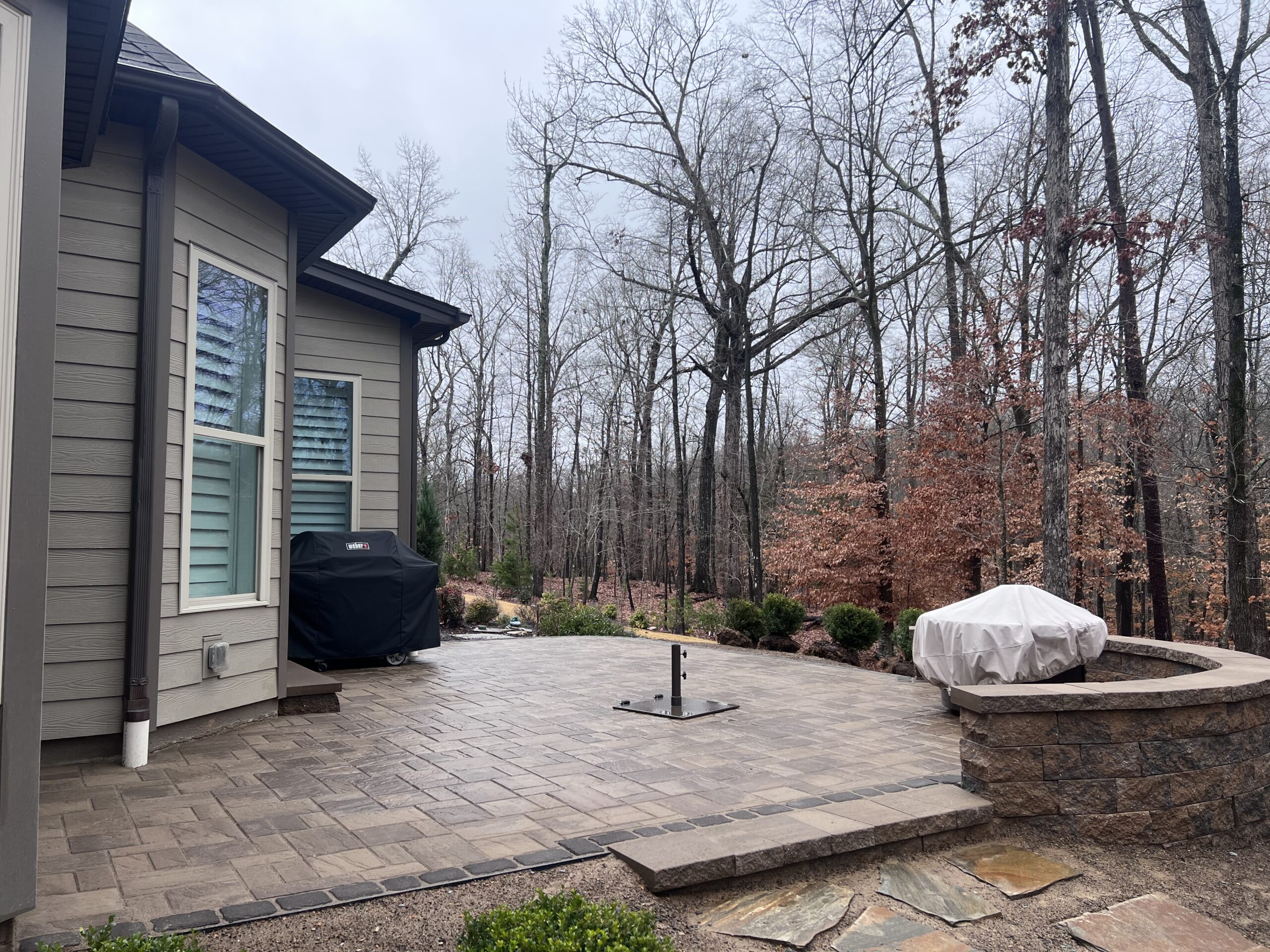 new paver patio