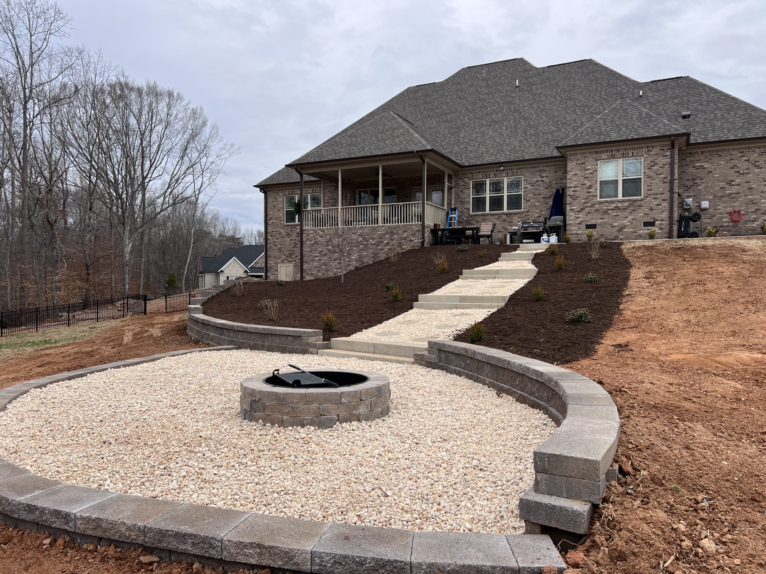 backyard fire pit