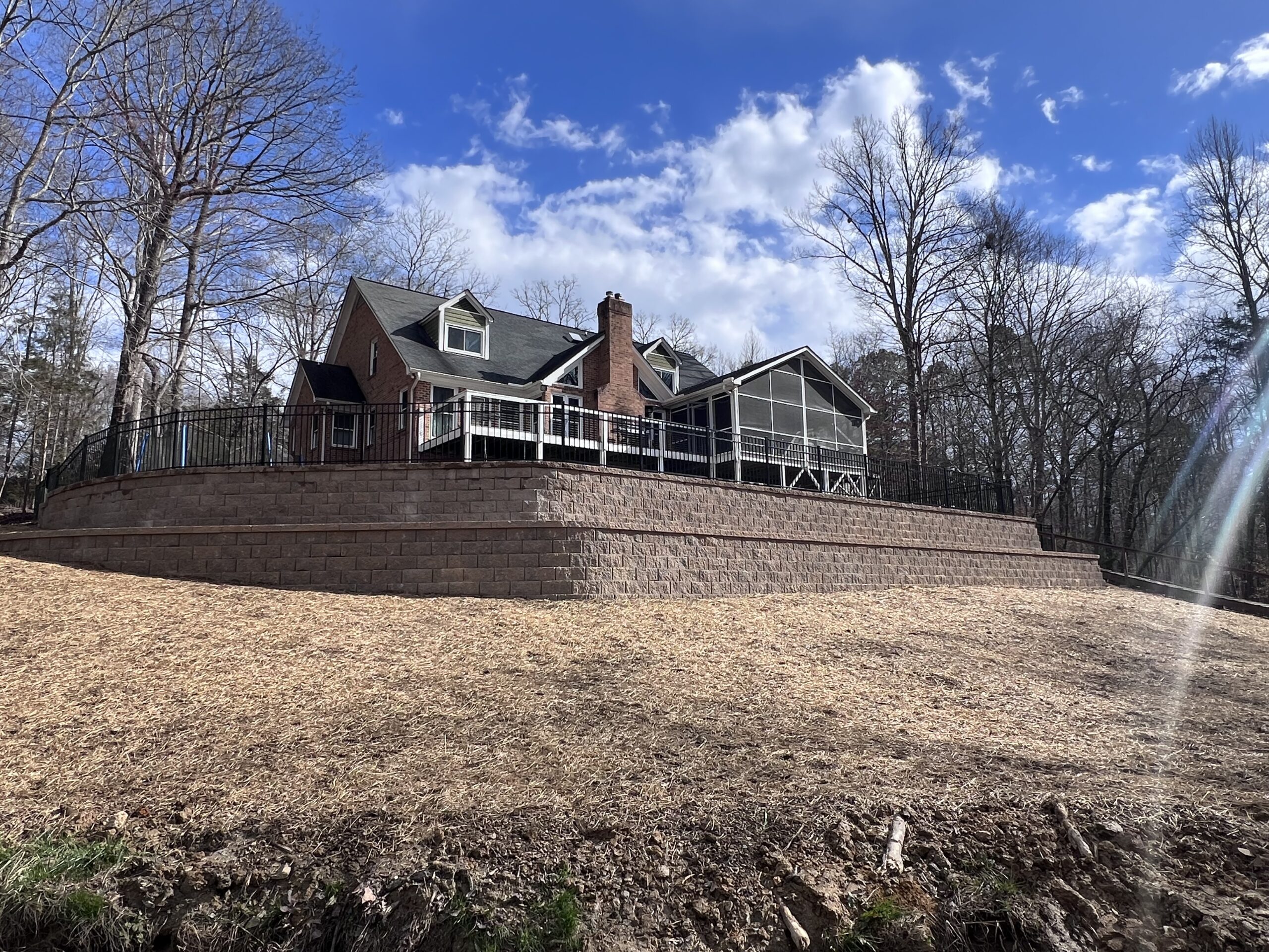 new retaining wall